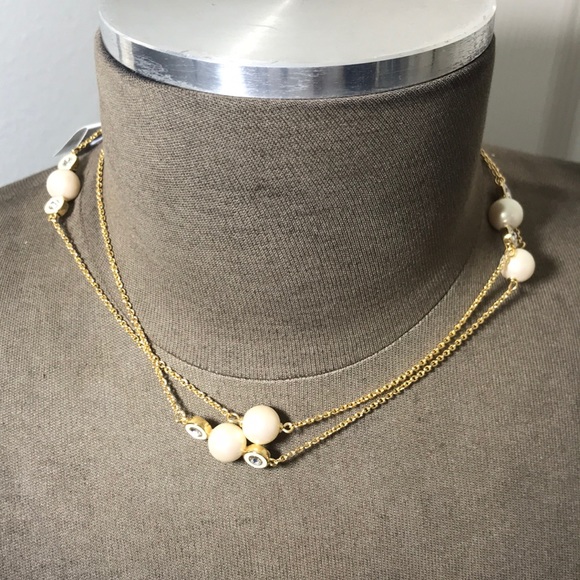 Kate Spade ♠️ pearl necklace and earring set - Picture 4 of 4